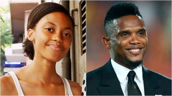  FORMER Chelsea and Barcelona midfielder Samuel Eto’o Has Been Identified As The Biological Dad Of A 22- Year-Old Lady